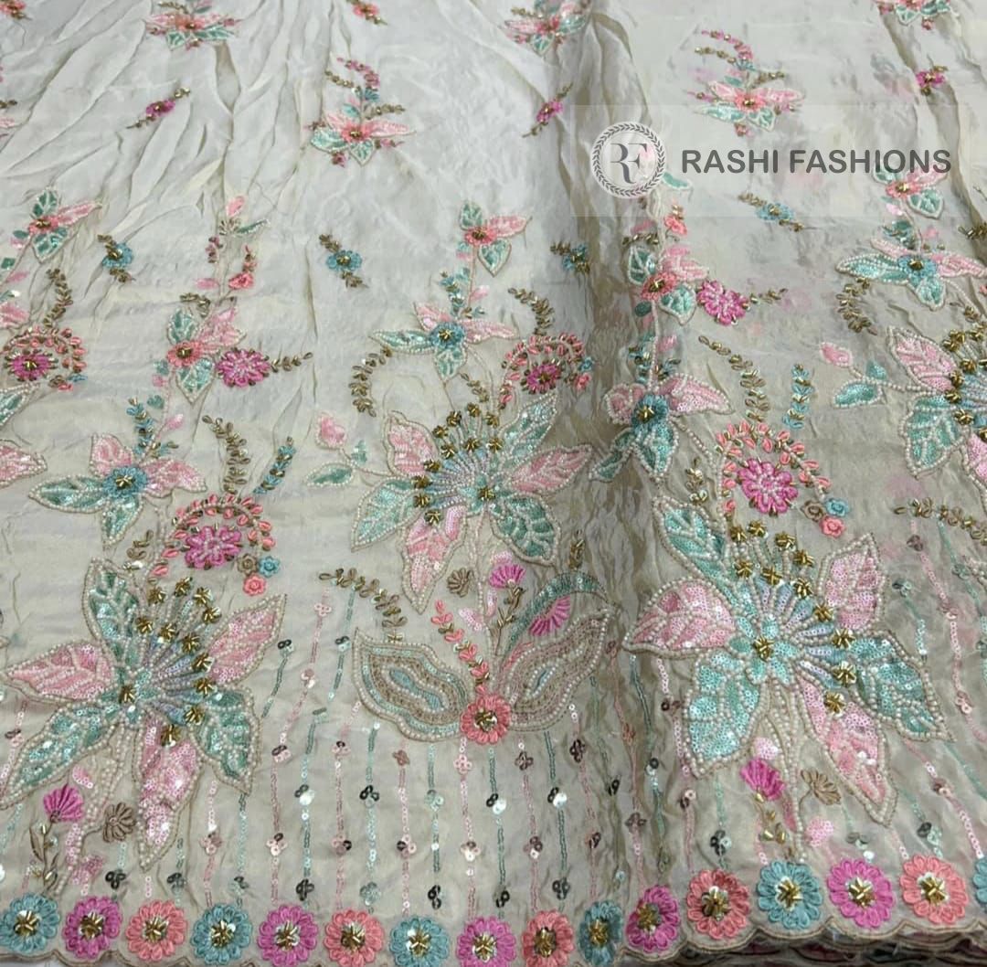 COSMOS DYEABLE MULTI HANDWORK EMBROIDERY