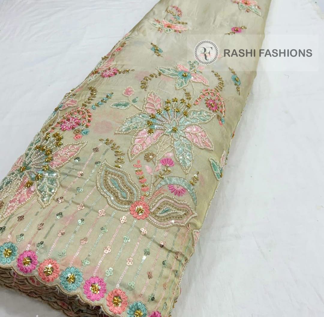 COSMOS DYEABLE MULTI HANDWORK EMBROIDERY