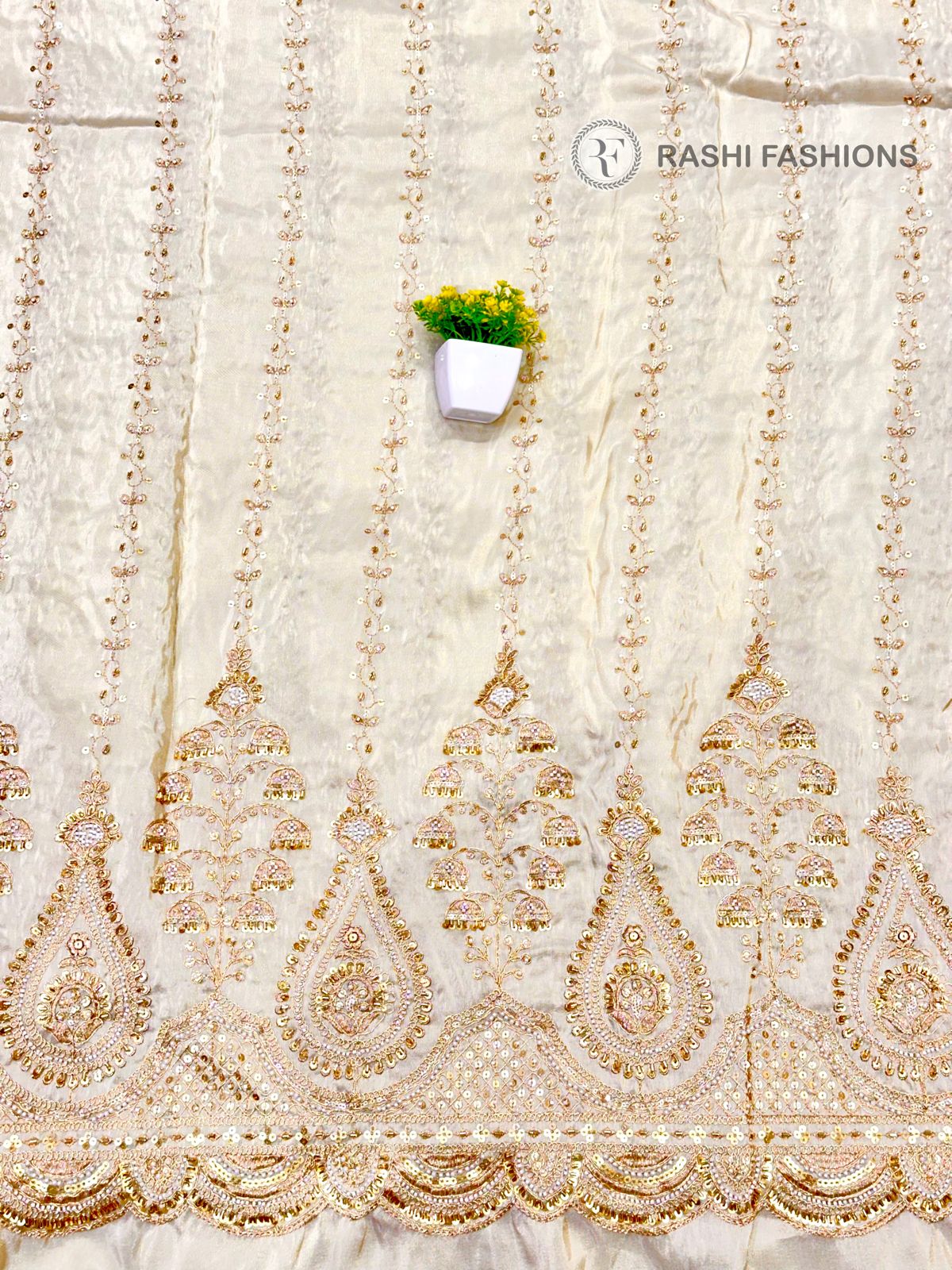 COSMOS DYEABLE HANDWORK EMBROIDERY