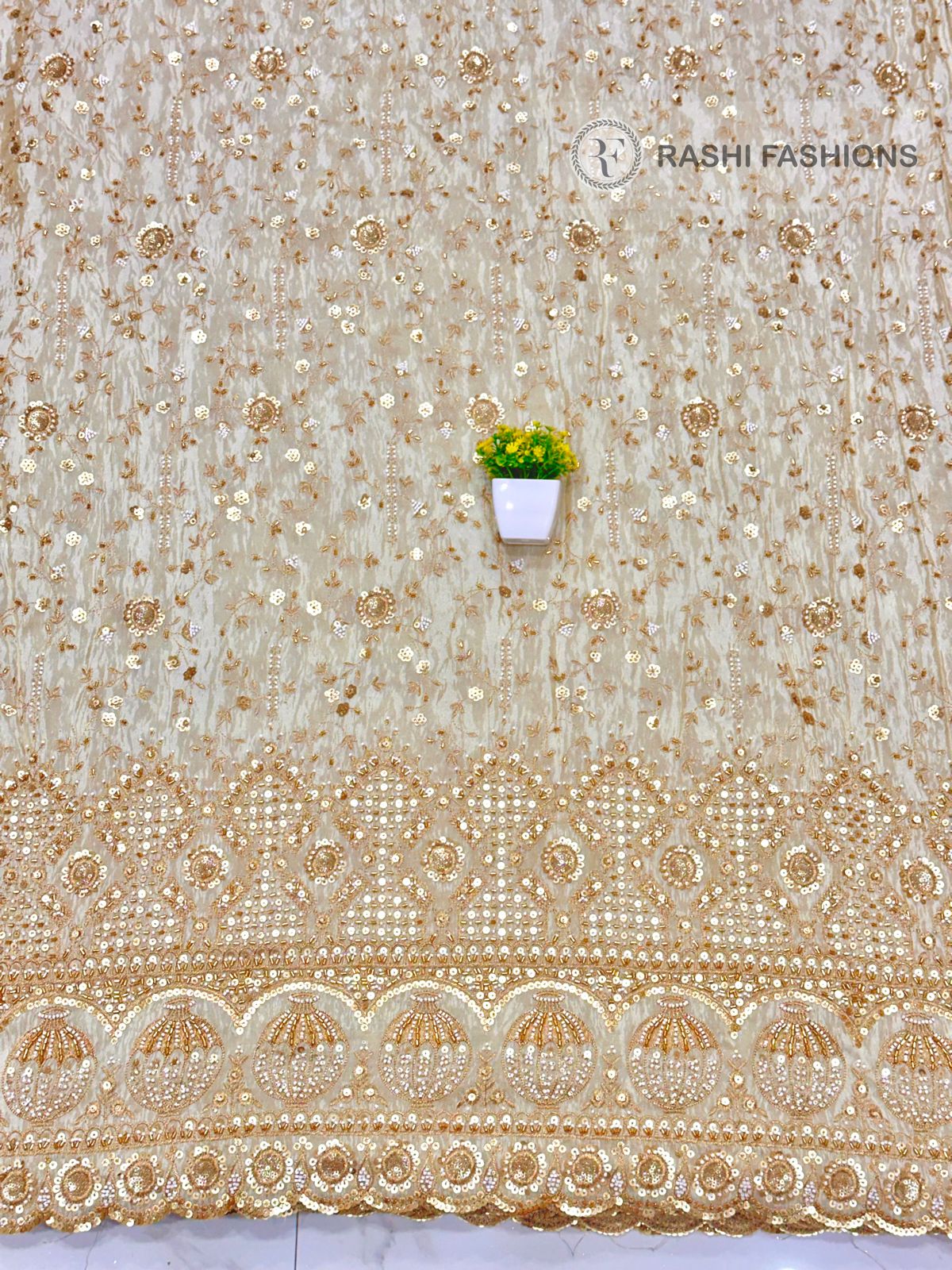 COSMOS DYEABLE HANDWORK EMBROIDERY