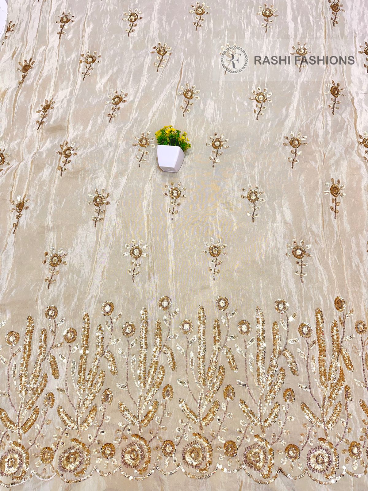 COSMOS DYEABLE HANDWORK EMBROIDERY