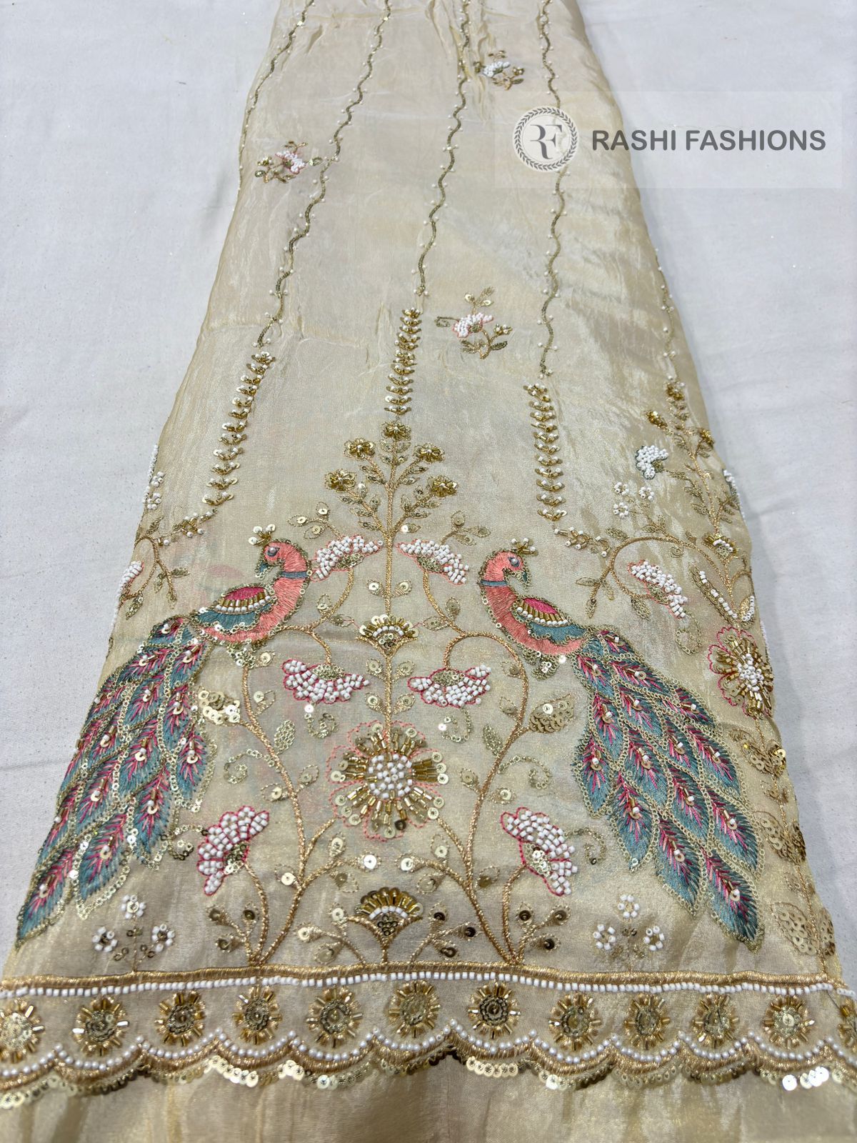 COSMOS DYEABLE MULTI HANDWORK EMBROIDERY