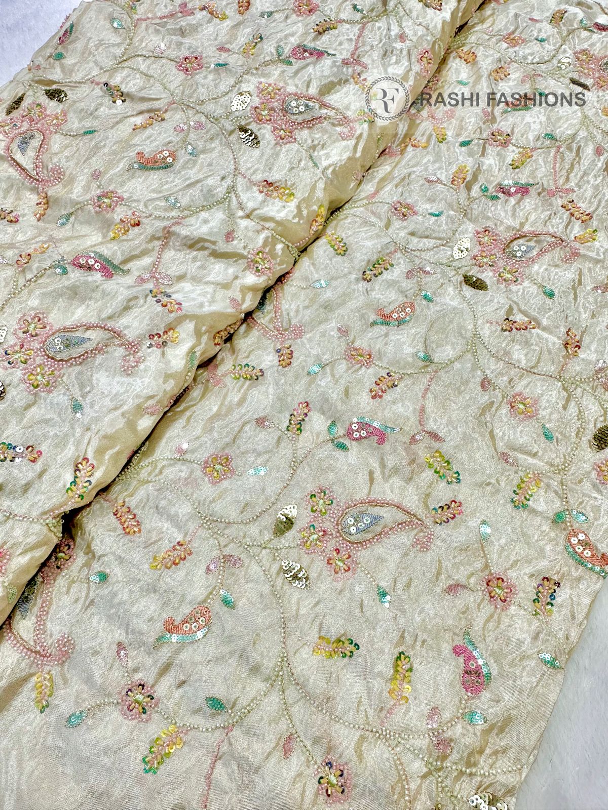 COSMOS DYEABLE HANDWORK EMBROIDERY