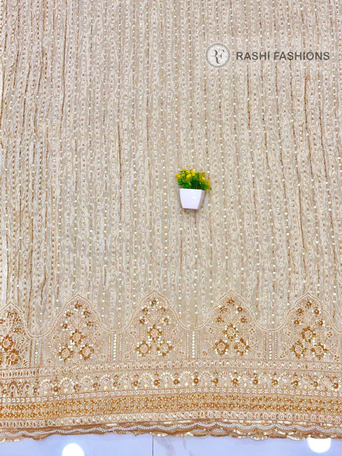 COSMOS DYEABLE HANDWORK EMBROIDERY