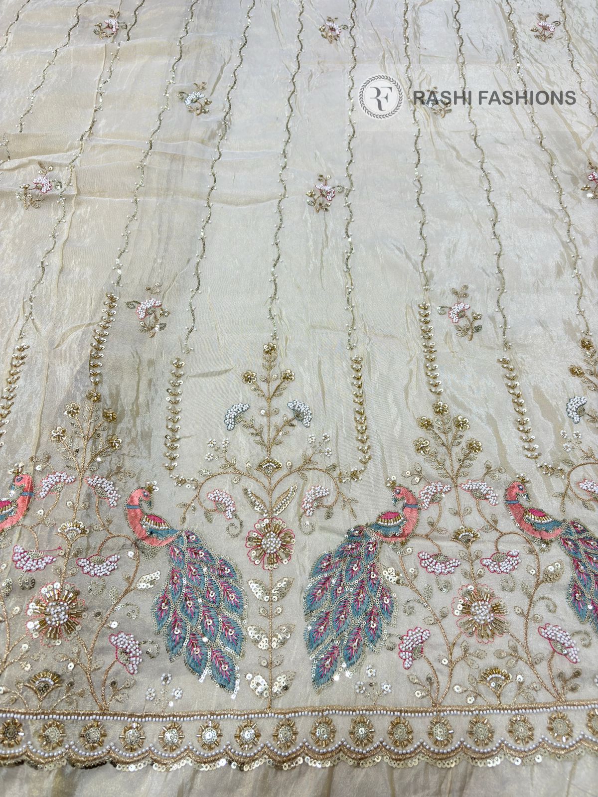 COSMOS DYEABLE MULTI HANDWORK EMBROIDERY