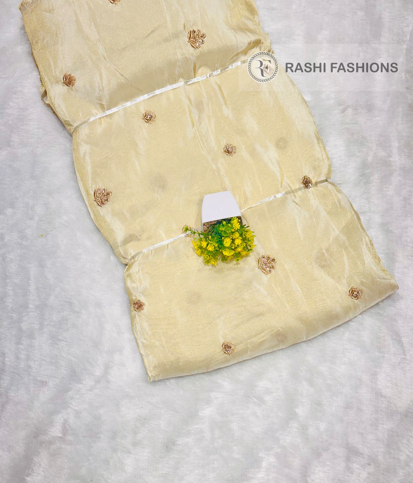 Cosmos Dyeable Handwork Embroidery