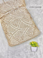 PURE DYEABLE COSMOS HANDWORK EMBROIDERY