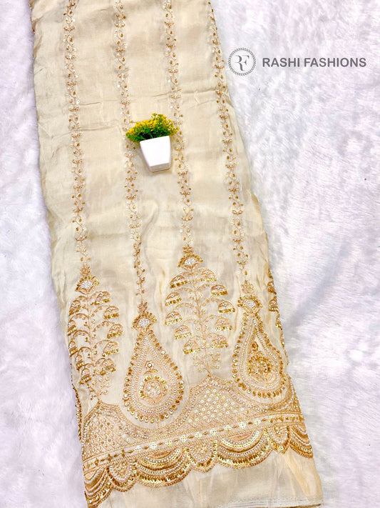 COSMOS DYEABLE HANDWORK EMBROIDERY