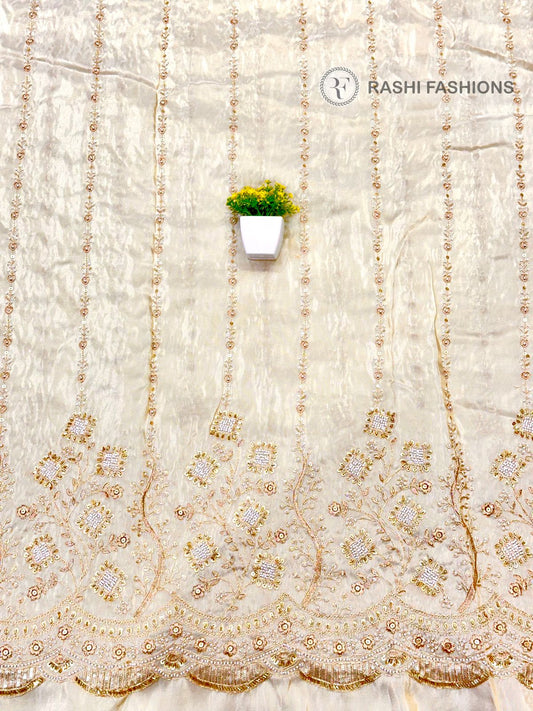 COSMOS DYEABLE HANDWORK EMBROIDERY