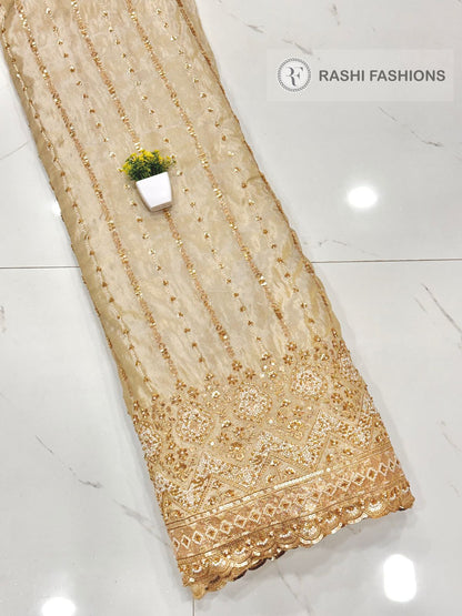 COSMOS DYEABLE HANDWORK EMBROIDERY
