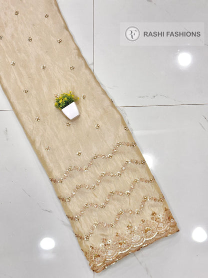 COSMOS DYEABLE HANDWORK EMBROIDERY