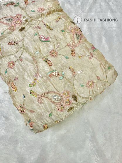 COSMOS DYEABLE HANDWORK EMBROIDERY