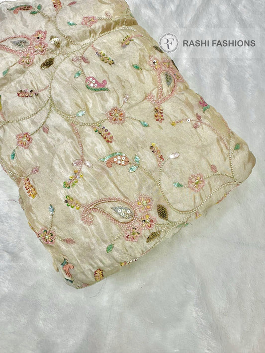 COSMOS DYEABLE HANDWORK EMBROIDERY