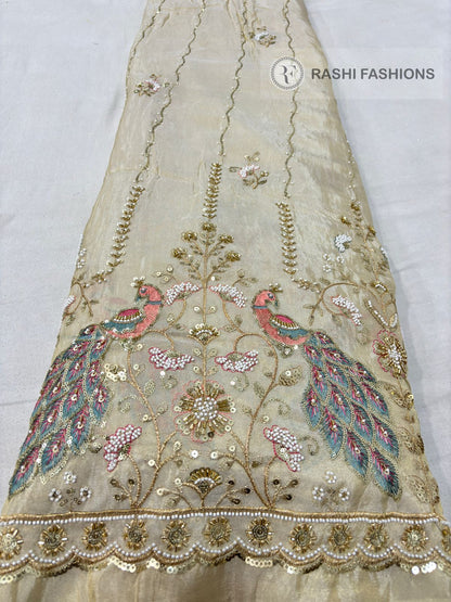 COSMOS DYEABLE MULTI HANDWORK EMBROIDERY