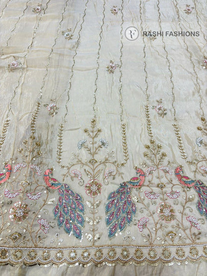 COSMOS DYEABLE MULTI HANDWORK EMBROIDERY