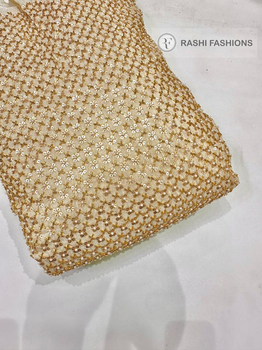 COSMOS DYEABLE HANDWORK EMBROIDERY