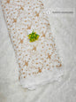 Georgette Dyeable Handwork Embroidery