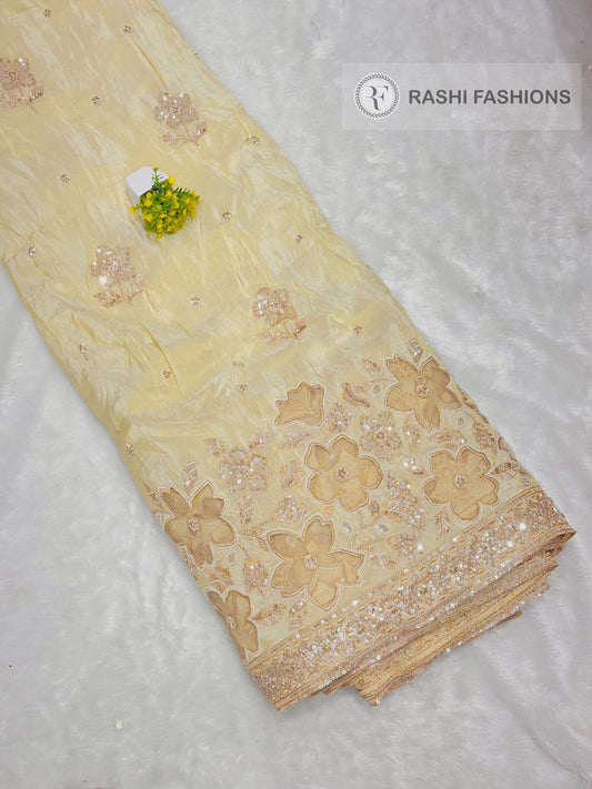 Cosmos Dyeable Handwork Embroidery